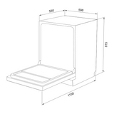 Franke FCDW60FI 60cm Urban Fully-Integrated Dishwasher