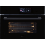 Fulgor FCM45BV 60cm Built-In Combination Steam Oven, Black Glass