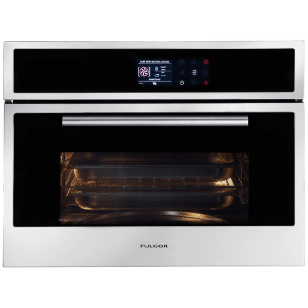 Fulgor FCM45X 60cm Built-In Combination Steam Oven, Stainless Steel