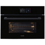 Fulgor FCS45BV 60cm Built-In Combination Steam Oven, Black Glass