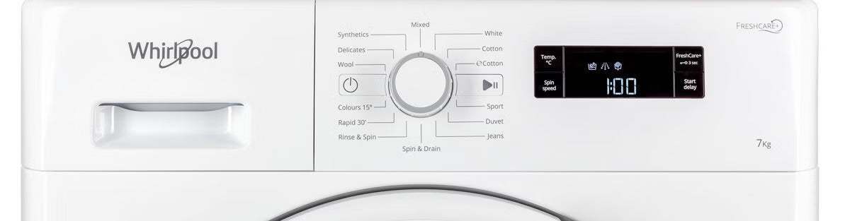 Whirlpool FDLR70210 7kg Front Load Washing Machine