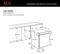 AEG FEE74600PM 60cm Semi-Integrated Dishwasher with MaxiFlex Cutlery Drawer - AEG Cosmetic Seconds Discount