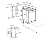 AEG FFB51600ZM 60cm Freestanding Dishwasher, Stainless Steel - AEG Factory Seconds