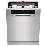 AEG FFE93800PM 60cm Built-Under Dishwasher with ComfortLift Basket, Stainless Steel - Factory Seconds