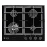 Fulgor FGP6401BV 60cm Gas Cooktop, Black Glass