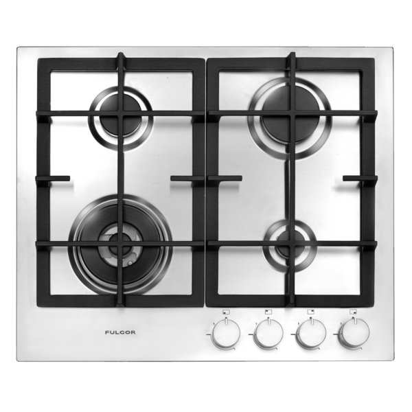 Fulgor FGP6401X 60cm Gas Cooktop, Stainless Steel