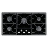 Franke FIG905B1N 96cm 5 Burner Natural Gas Black Glass Cooktop