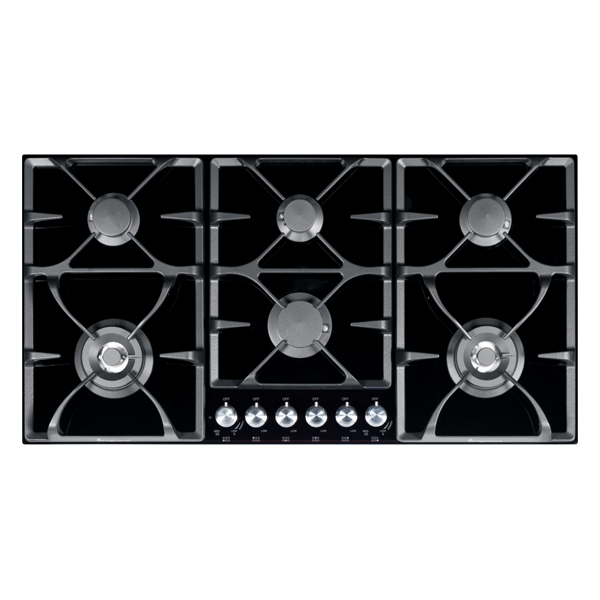 Franke FIG906B1L 98.5cm Black Glass LPG Gas Cooktop