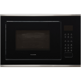 Fulgor FM625 60cm Built-In Microwave, Stainless Steel and Black