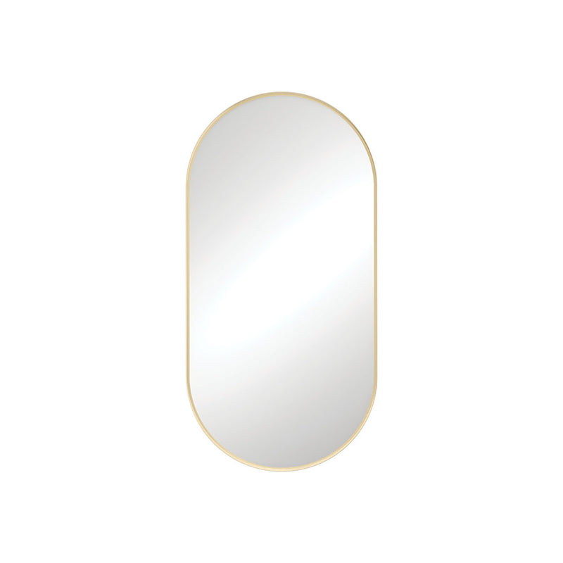 Fienza FMP4590W Empire Urban Brass Framed Mirror, 450 x 900mm - Special Order