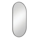 Fienza FMP60120B Empire Matte Black Framed Mirror, 600 x 1200mm