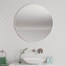 Fienza FMR80W Matte White Framed Mirror, 800mm