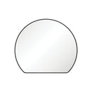 Fienza FMSR80B Sunrise Matte Black Round Framed Mirror, 800 x 690