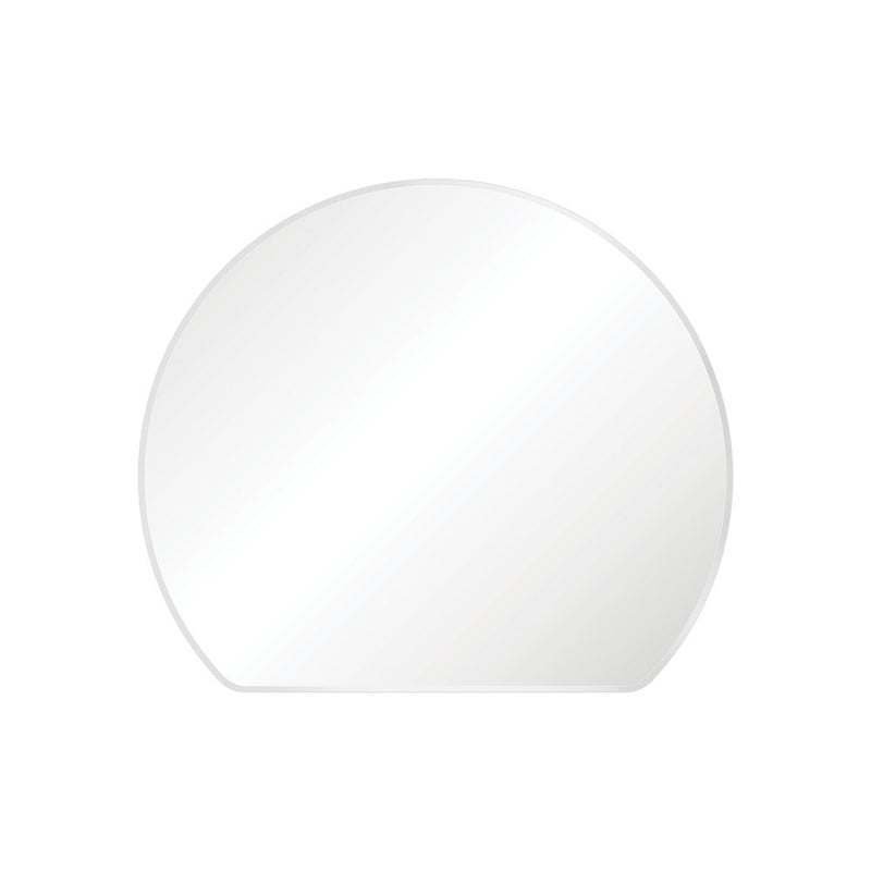 Fienza FMSR80W Sunrise Matte White Round Framed Mirror, 800 x 690