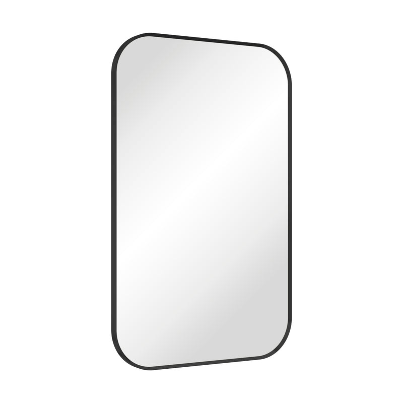 Fienza FMSS5080B Tono Matte Black Soft Square Framed Mirror, 500 x 800mm - Special Order