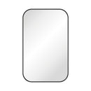 Fienza FMSS5080B Tono Matte Black Soft Square Framed Mirror, 500 x 800mm - Special Order