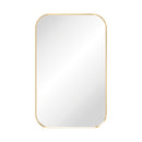 Fienza FMSS5080UB Tono Urban Brass Soft Square Framed Mirror, 500 x 800mm - Special Order