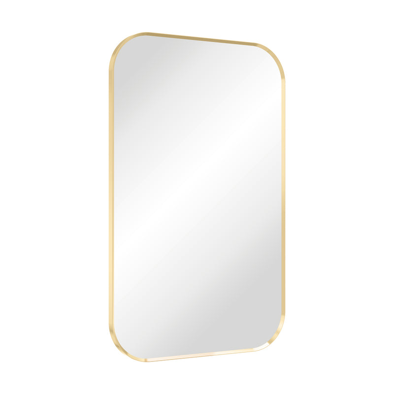 Fienza FMSS5080UB Tono Urban Brass Soft Square Framed Mirror, 500 x 800mm