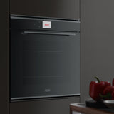 Franke FMY99PBK Mythos 60cm Black Glass Pyrolytic Oven
