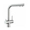 Blanco Fontas II FONTASBRF 525094 High Arch Dual Sink Mixer, Brushed Chrome