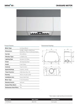 Falmec FP3SN60S2 60cm Siena+ Under Cupboard Rangehood, Stainless Steel, 950m3