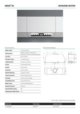 Falmec FP3SN90S2 90cm Siena+ Under Cupboard Rangehood, Stainless Steel, 950m3