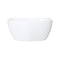 Fienza FR65-1300 Keeto Back-to-wall Acrylic Bath 1300mm, Gloss White