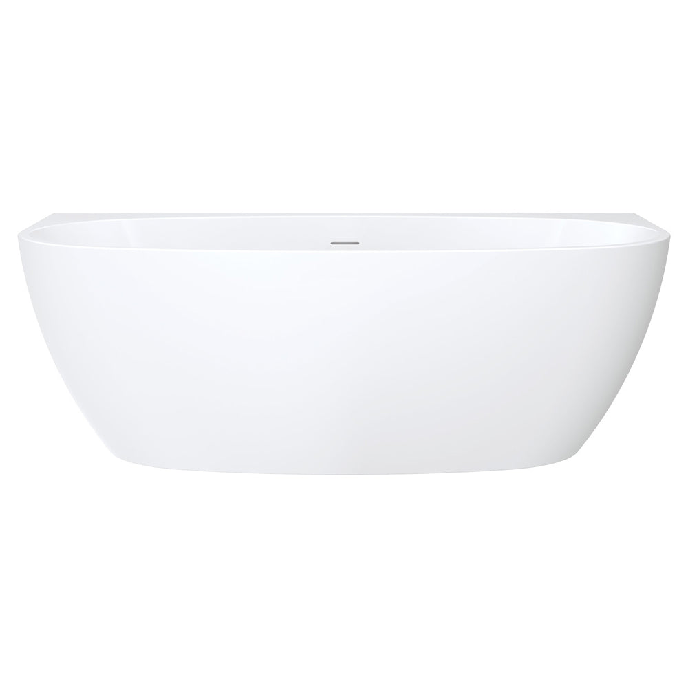 Fienza Keeto Back-to-wall Acrylic Bath 1700mm - Gloss White