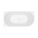 Fienza FR713-1500R Eleanor Fluted Right-Hand Acrylic Corner Bath, 1500mm