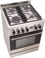 Di Lusso FS607G4DS 60cm Freestanding Dual Fuel Oven/Stove