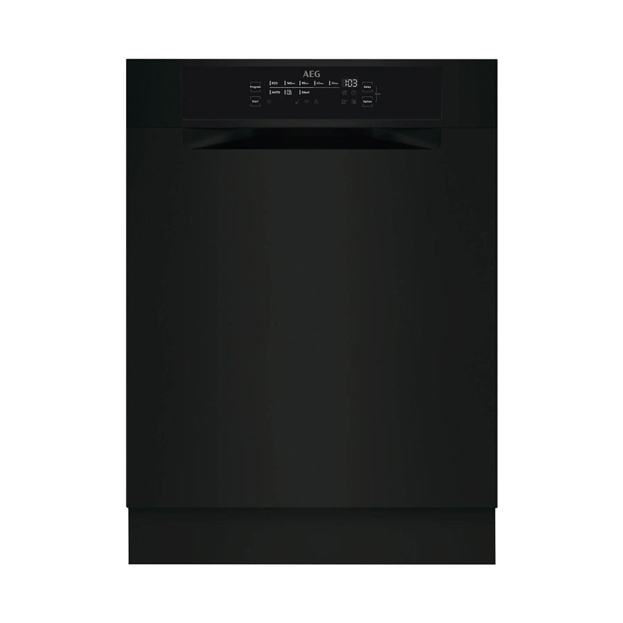 AEG FUF7590SMB 60cm Built-Under Dishwasher, Matte Black