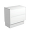 Fienza 90BWK Amato 900 On Kickboard Cabinet, Satin White, Cabinet Only - Special Order