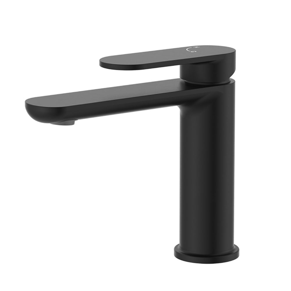 Fienza 234103B-LF Empire Slim Basin Mixer, Cold Start, Lead Free, Matte Black