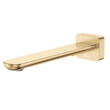 Fienza 234116UB-LF Empire Slim Wall Basin/Bath Outlet, 220mm, Square Plate, Lead Free, Urban Brass