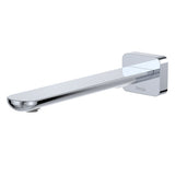 Fienza 234116-LF Empire Slim Wall Basin/Bath Outlet, 220mm, Square Plate, Lead Free, Chrome