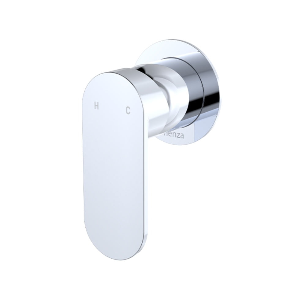 Fienza 234101-2-LF Empire Slim Wall Mixer, Round Plate, Lead Free, Chrome