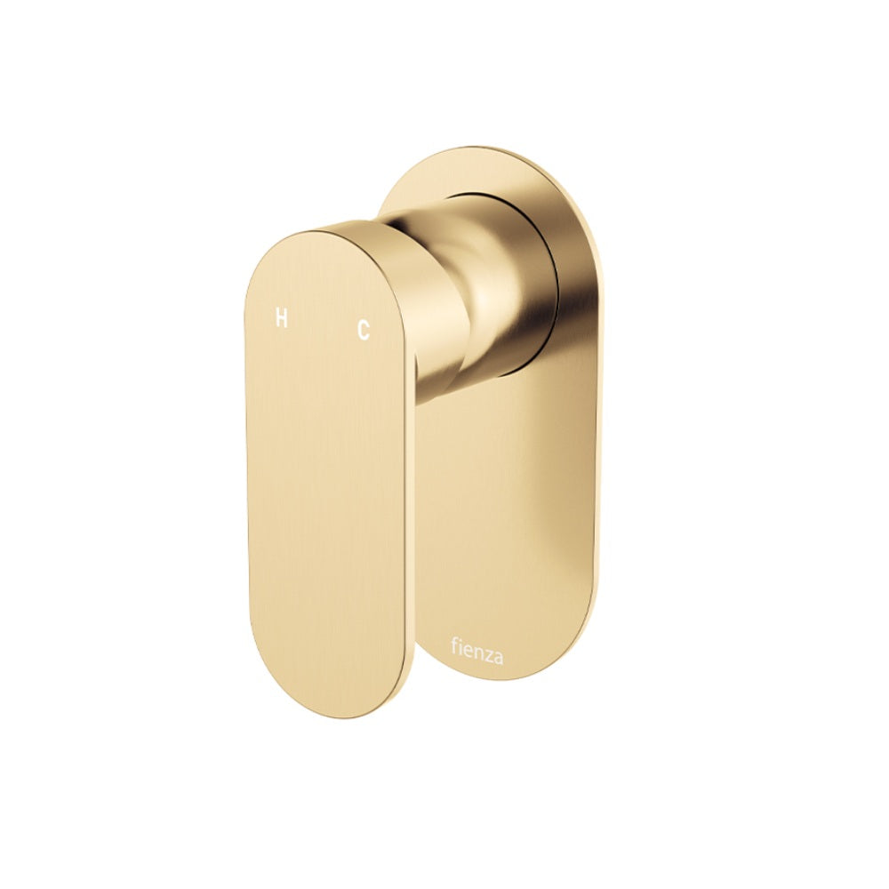 Fienza 234101UB-LF Empire Slim Wall Mixer, Oval Plate, Lead Free, Urban Brass