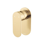 Fienza 234101UB-LF Empire Slim Wall Mixer, Oval Plate, Lead Free, Urban Brass