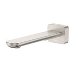 Fienza 234115BN-LF Empire Slim Wall Basin/Bath Outlet, 180mm, Square Plate, Lead Free, Brushed Nickel