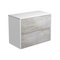 Fienza 90BXW Amato Industrial 900 Wall Hung Cabinet, Satin White Panels, Cabinet Only - Special Order