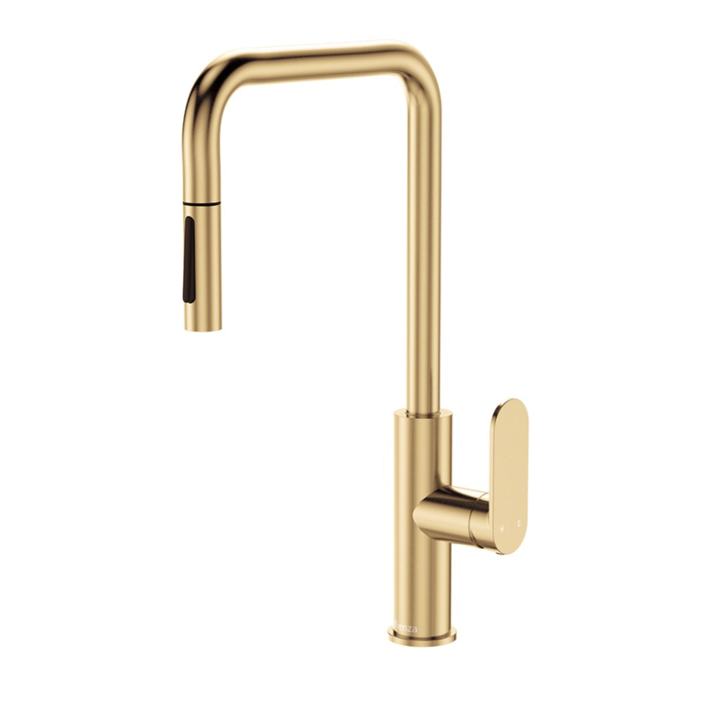 Fienza 234108UB-LF Empire Slim Pull Out Sink Mixer, Lead Free, Urban Brass