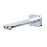 Fienza 234115-LF Empire Slim Wall Basin/Bath Outlet, 180mm, Square Plate, Lead Free, Chrome