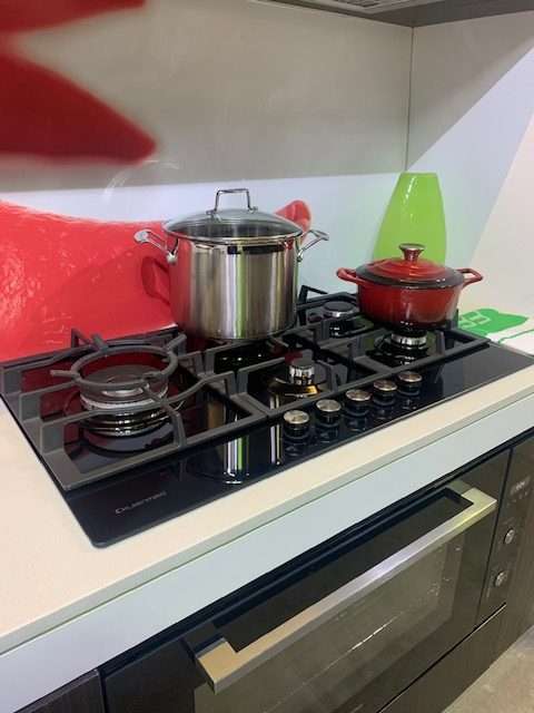 Kleenmaid GCTK9012 90cm Black Glass Cooktop