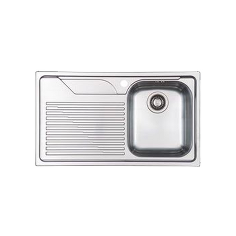 Franke Garda Gdx611Lhd Single Bowl Sink Top Mounted Kitchen Sinks