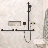 Fienza GRAB45MB Accessible Care 450mm Grab Rail, Matte Black