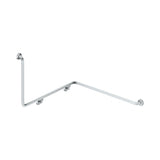 Fienza GRAB60103111R 90° Accessible Right-Hand Wrap Around Grab Rail, Stainless Steel