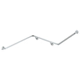 Fienza GRAB7094111L 140° Accessible Left-Hand Grab Rail, Stainless Steel