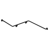 Fienza GRAB7094111RMB 140° Accessible Right-Hand Grab Rail, Matte Black