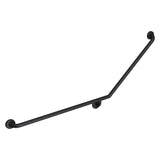 Fienza GRAB9070LMB 40° Accessible Care Left-Hand Grab Rail, Matte Black