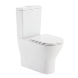 Fienza K028GEB-2 Tono Toilet Suite, Slim Seat, S-Trap, 160-230mm, Gloss White